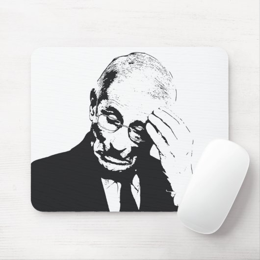 Fauci Facepalm Mousepad (Mit Mouse)