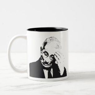 Fauci Facepalm Zweifarbige Tasse