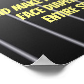 Fauci für das Gefängnis - Anti-Anthony Fauci Poster (Ecke)