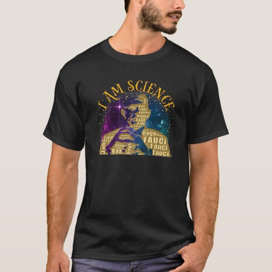 Fauci I Am Science Space Alien Anti Mandate Arr T-Shirt (Vorderseite)