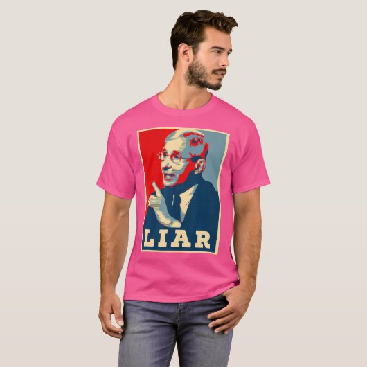 Fauci Liar Lied Halloween Shirt Anthony Fauci Cost (Vorne ganz)