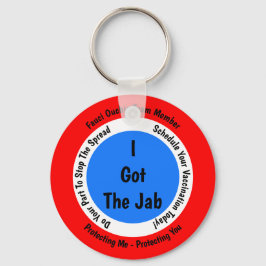 Fauci Ouchie Impfung Ich Got Jab Schlüsselanhänger