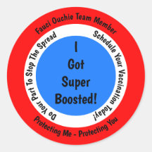 Fauci Ouchie Impfung Ich Got Super Boosted