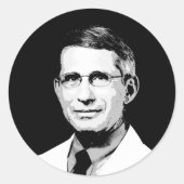 FAUCI RUNDER AUFKLEBER (Vorderseite)