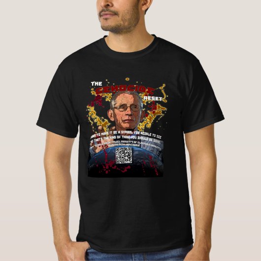 Fauci The Genocide Reset Fauci 2021 Sammler T-Shirt (Vorderseite)