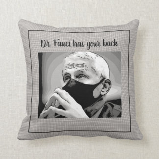Fauci Throw Pillow Kissen