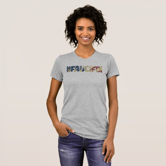 #FAUCIFIX Weibliches T-Shirt (Vorne ganz)
