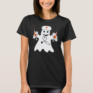 Faul Ghost Krankenschwester Halloween-Kostüm Krank T-Shirt