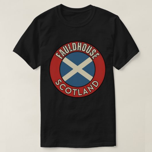Fauldhouse, Schottland T-Shirt (Design vorne)