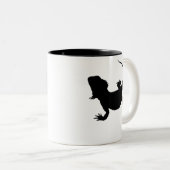Faule Eidechse Zweifarbige Tasse (VorderseiteRechts)