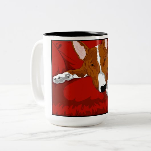 Faule englische zweifarbige tasse (Vorderseite Links)