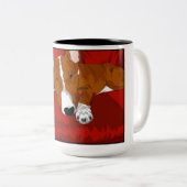 Faule englische zweifarbige tasse (VorderseiteRechts)