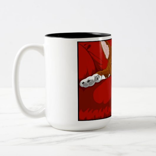 Faule englische zweifarbige tasse (Links)