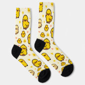 Faule Enten - Schön sonnendurchflutete Ducklings Socken (Rechts)