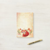 Faule Foxy Post-Itanmerkungen 4x6 Post-it Klebezettel (Auf Schreibtisch)