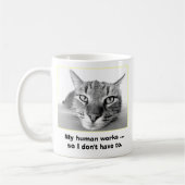 Faule Katze Kaffeetasse (Links)
