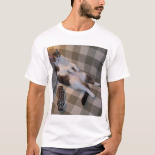 Faule Katze T-Shirt