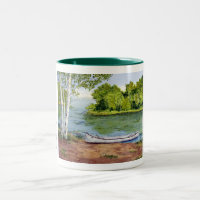 Faule Northwoods Kanu-Reise-Tasse