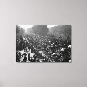 Faule Reihe in Hyde Park, London, c.1890 Leinwanddruck