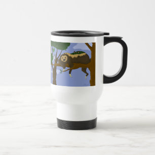 Faule Sloth-Kaffee-Tasse Reisebecher