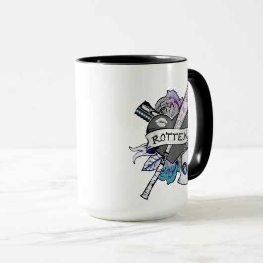 "Faule" Tätowierungs-Kunst der Tasse (VorderseiteRechts)