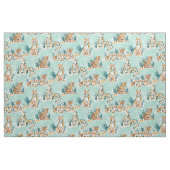 FAULE TIGER Aquarell-Katzen Stoff (Fat Quarter (45,7 x 55,9 cm))