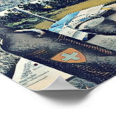 Faulensee Schweiz Bern Poster (Ecke)