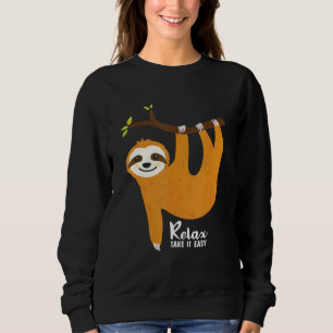 Faulenzen auf einem Baumhackenwald Entspannung pur Sweatshirt