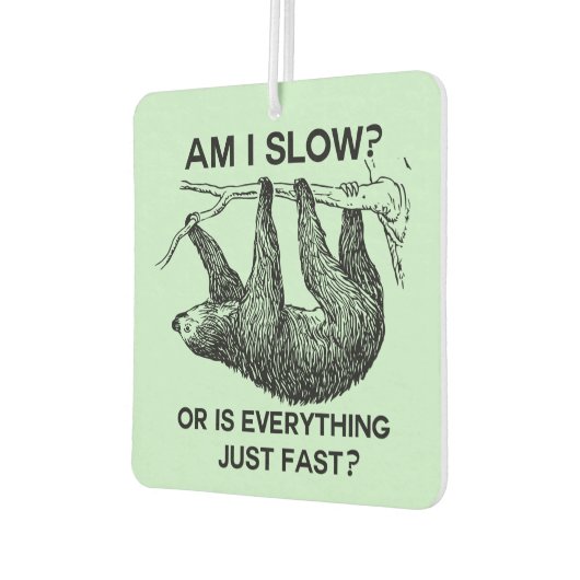 Faulenzen bin ich langsam? autolufterfrischer (Links)