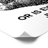 Faulenzen? Funny Sprichwort Poster (Ecke)