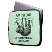 Faulenzen? Laptopschutzhülle (Vorderseite Links)