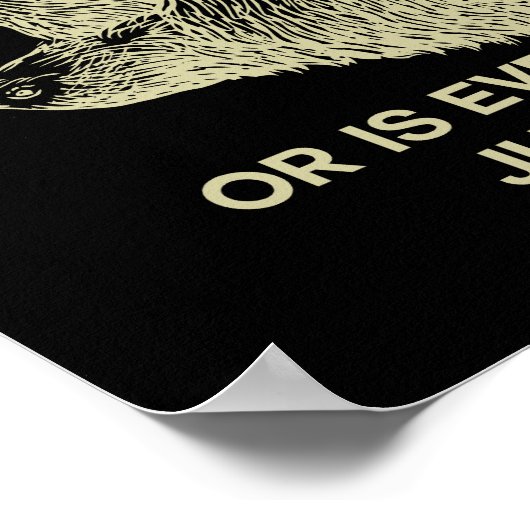 Faulenzen? Poster (Ecke)