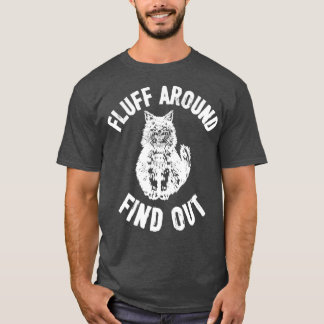 Faulenzen und lustige Katze entdecken T-Shirt
