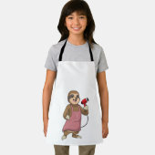 Faulenzer als Haartrockner Schürze (Insitu)