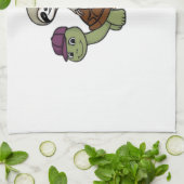 Faulenzer auf einer Schildkröte Klassischer T - Sh Geschirrtuch (Gefaltet)