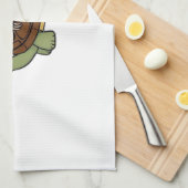 Faulenzer auf einer Schildkröte Klassischer T - Sh Geschirrtuch (Viertel Falte)