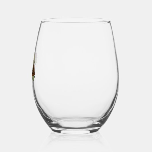 Faulenzer auf einer Schildkröte Klassischer T - Sh Weinglas Ohne Stiel (Links)