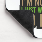 Faulenzer Erholung Frische Pasta Relax Niedliches Mousepad (Ecke)