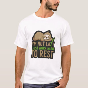 Faulenzer Erholung Frische Pasta Relax Niedliches T-Shirt