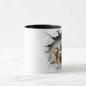 Faulenzer in einer knackigen Wand Tasse (Zentrum)