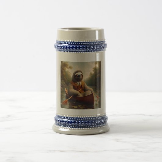 Faulenzer in Kanufahrt Bierglas (Mittel)