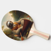 Faulenzer in Kanufahrt Tischtennis Schläger (Seitenansicht)