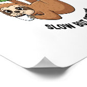 Faulenzer-Kaffee Poster (Ecke)