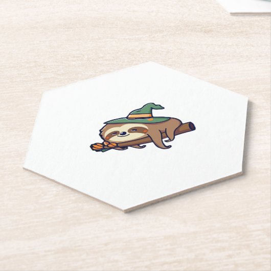 Faulenzer Kawaii Klassischer T - Shirt Untersetzer (angewinkelt)