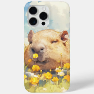 Faulenzer Tage der Capybaras unter Wildblumen Case-Mate iPhone Hülle