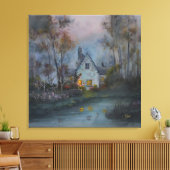 "Faulenzer-Tage" Leinwanddruck (Insitu (Wohnzimmer))