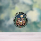 Faulenzerwanderung mit Drinkteam Acrylschild (Neutral)