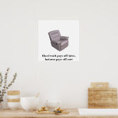 Faulenzposter Poster (Küche)