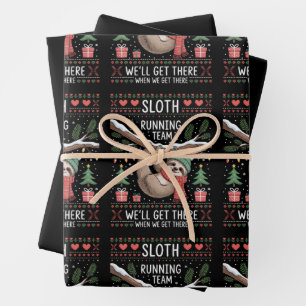 Faulenzteam wir kommen, wenn wir uns hässlich bewe geschenkpapier set