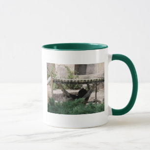 Fauler Bär in der Hängematte Tasse